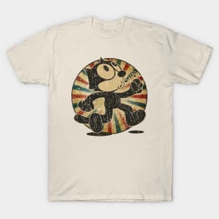 VINTAGE FELIX WALKING TEXTURE T-Shirt